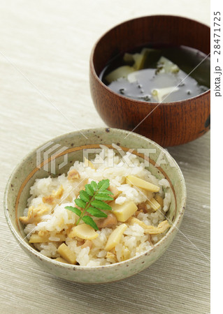 竹の子ご飯と若竹汁 28471725