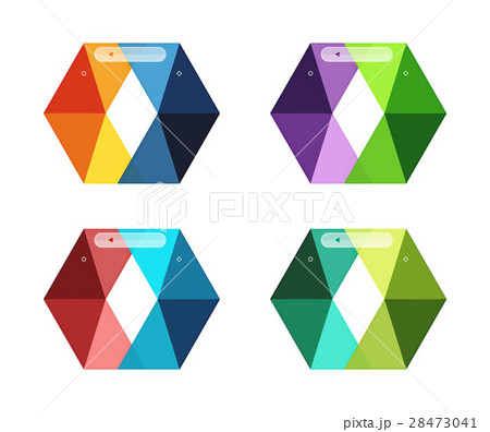 Vector blank infographic arrow templates 28473041