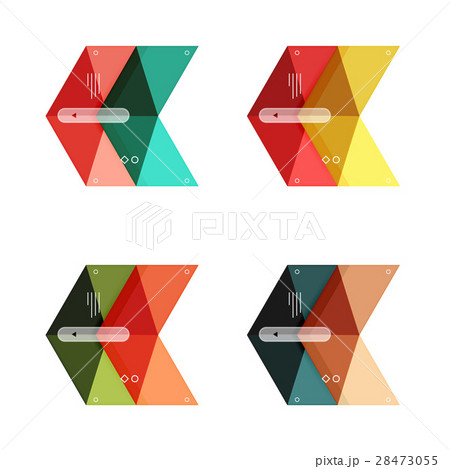 Vector blank infographic arrow templates Vector blank infographic arrow templates 28473055