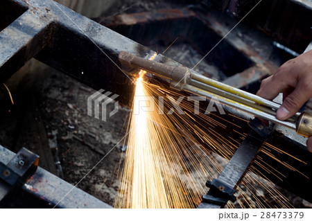 cutting old steel with fire cutting old steel with fire 28473379