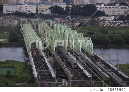 荒川陸橋と東北線 28473902