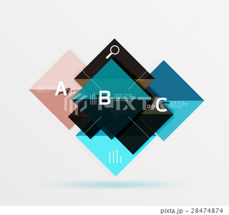 Vector square banner Vector square banner 28474874