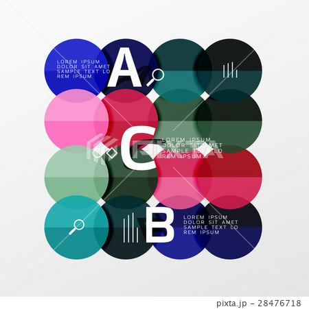 Vector circle banner 28476718