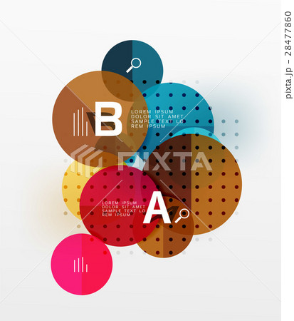 Colorful glossy circle infographics 28477860