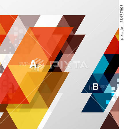 Vector triangle banner 28477903