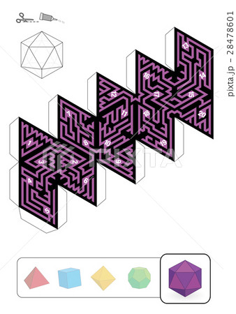 Platonic Solid Icosahedron Maze Platonic Solid Icosahedron Maze 28478601