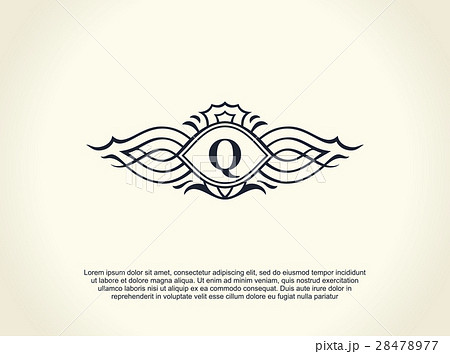 Calligraphic Luxury line logo. Flourishes elegant Calligraphic Luxury line logo. Flourishes elegant 28478977