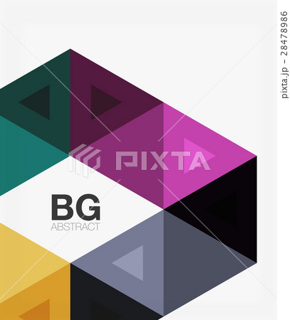 Vector abstract colorful triangle repetition Vector abstract colorful triangle repetition 28478986