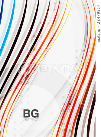 Colorful vector stripes on grey 28479557