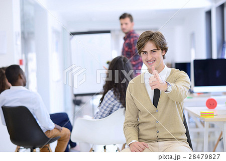 business, startup and people concept - happy business, startup and people concept - happy 28479827