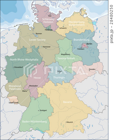 Map of Germany 28480250
