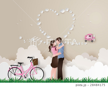 Illustration of love and valentine's Day . 28484175