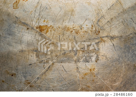 frame on old scratched industrial metal background 28486160