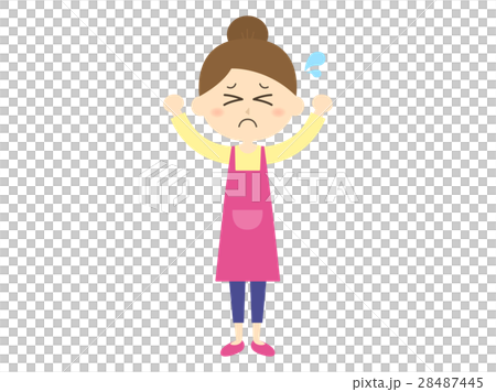 A woman in an apron 28487445