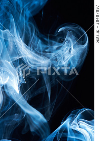 abstract blue smoke 28487897