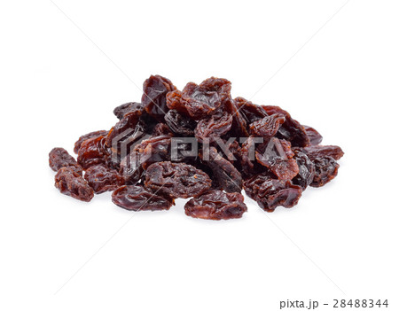 Dried raisins isolated on white background 28488344