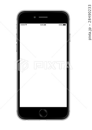 スマートフォン I Phoneのイラスト素材 28490233 Pixta