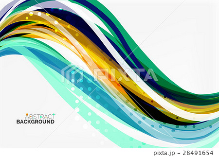 Vector geometric flowing lines abstract background Vector geometric flowing lines abstract background 28491654