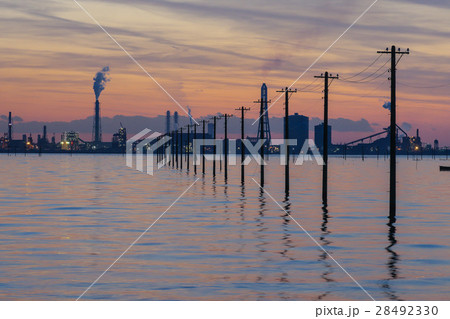 江川海岸の夕暮れ 江川海岸の夕暮れ 28492330