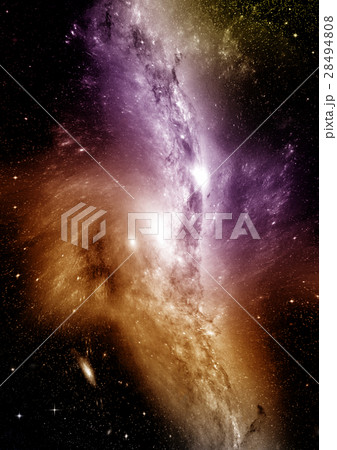 Stars, dust and gas nebula in a far galaxy Stars, dust and gas nebula in a far galaxy 28494808