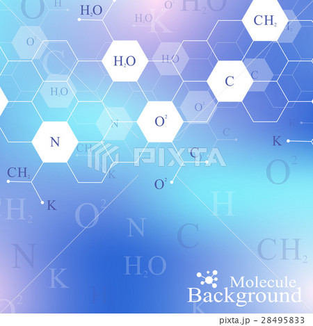 Scientific hexagonal chemistry pattern. Structure Scientific hexagonal chemistry pattern. Structure 28495833
