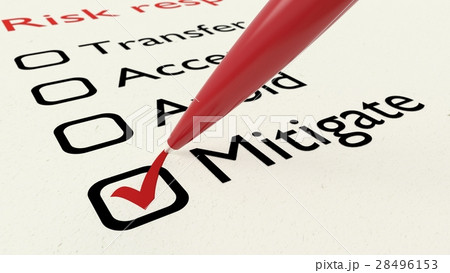 Risk response checklist with mitigate ticked Risk response checklist with mitigate ticked 28496153