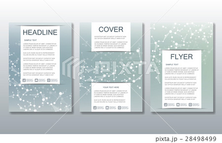Set of business templates for brochure, flyer Set of business templates for brochure, flyer 28498499