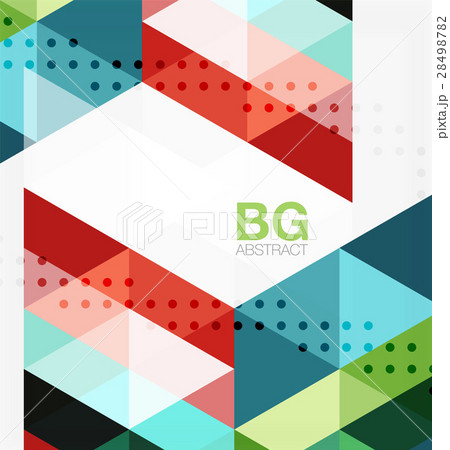 Vector abstract colorful triangle repetition Vector abstract colorful triangle repetition 28498782
