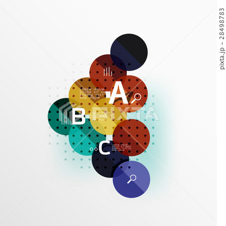 Round modern circle option infographic diagram 28498783
