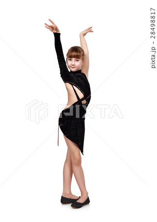 Young girl dancing tango 28498817