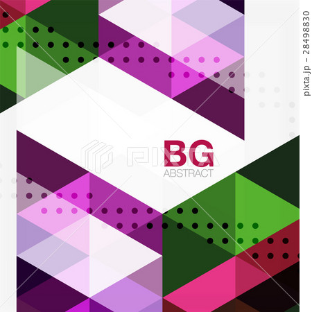 Vector abstract colorful triangle repetition 28498830