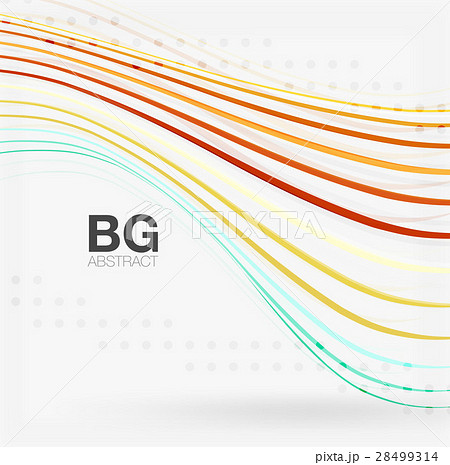 Thin lines wave abstract background 28499314