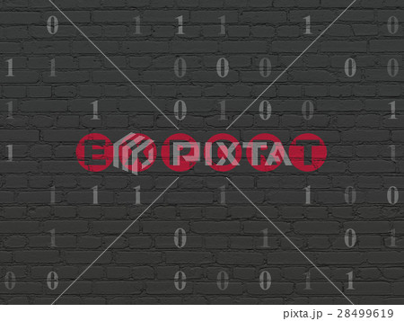 Business concept: Export on wall background Business concept: Export on wall background 28499619