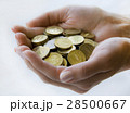 Hand with money isolated on white background 28500667
