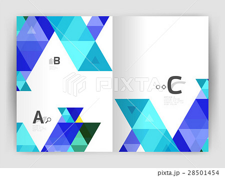 Modern business brochure or leaflet A4 cover Modern business brochure or leaflet A4 cover 28501454
