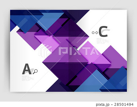 Abstract background with color triangles, annual 28501494
