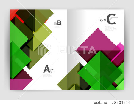 Abstract background with color triangles, annual Abstract background with color triangles, annual 28501516