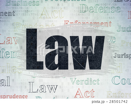 Law concept: Law on Digital Data Paper background 28501742