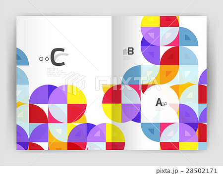 Print template modern elegant background triangle 28502171