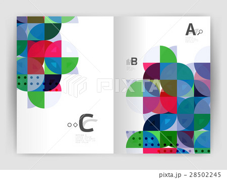 Abstract a4 brochure print template 28502245