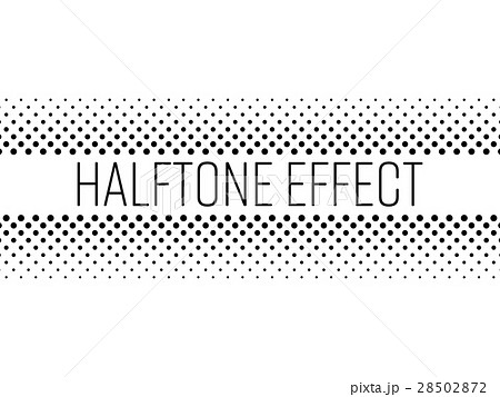 Halftone effect title strip with black text on 28502872