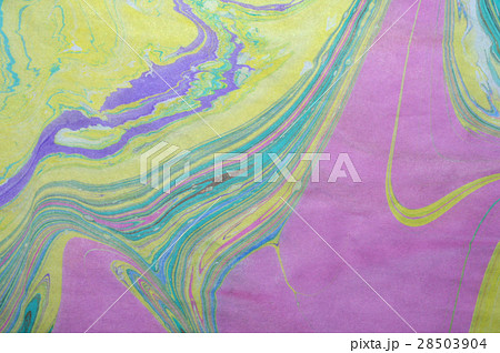 マーブリング(カラー墨流し) 28503904