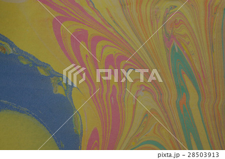 マーブリング(カラー墨流し) 28503913