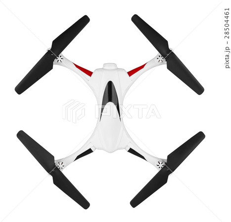 Drone, quadrocopter on white Drone, quadrocopter on white 28504461