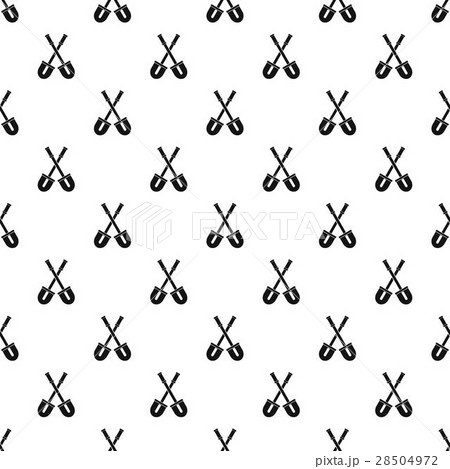 Crossed shovels pattern, simple style Crossed shovels pattern, simple style 28504972