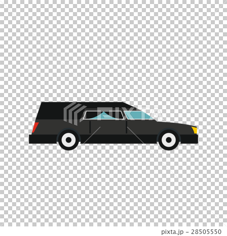Hearse icon, flat style 28505550