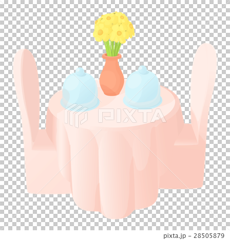 Restaurant icon, cartoon style 28505879