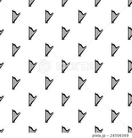 Harp pattern, simple style 28506369