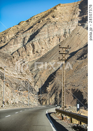 Modern highway in Iranian district Modern highway in Iranian district 28507376