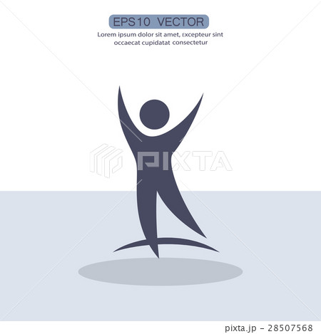 Pictograph of success people 28507568